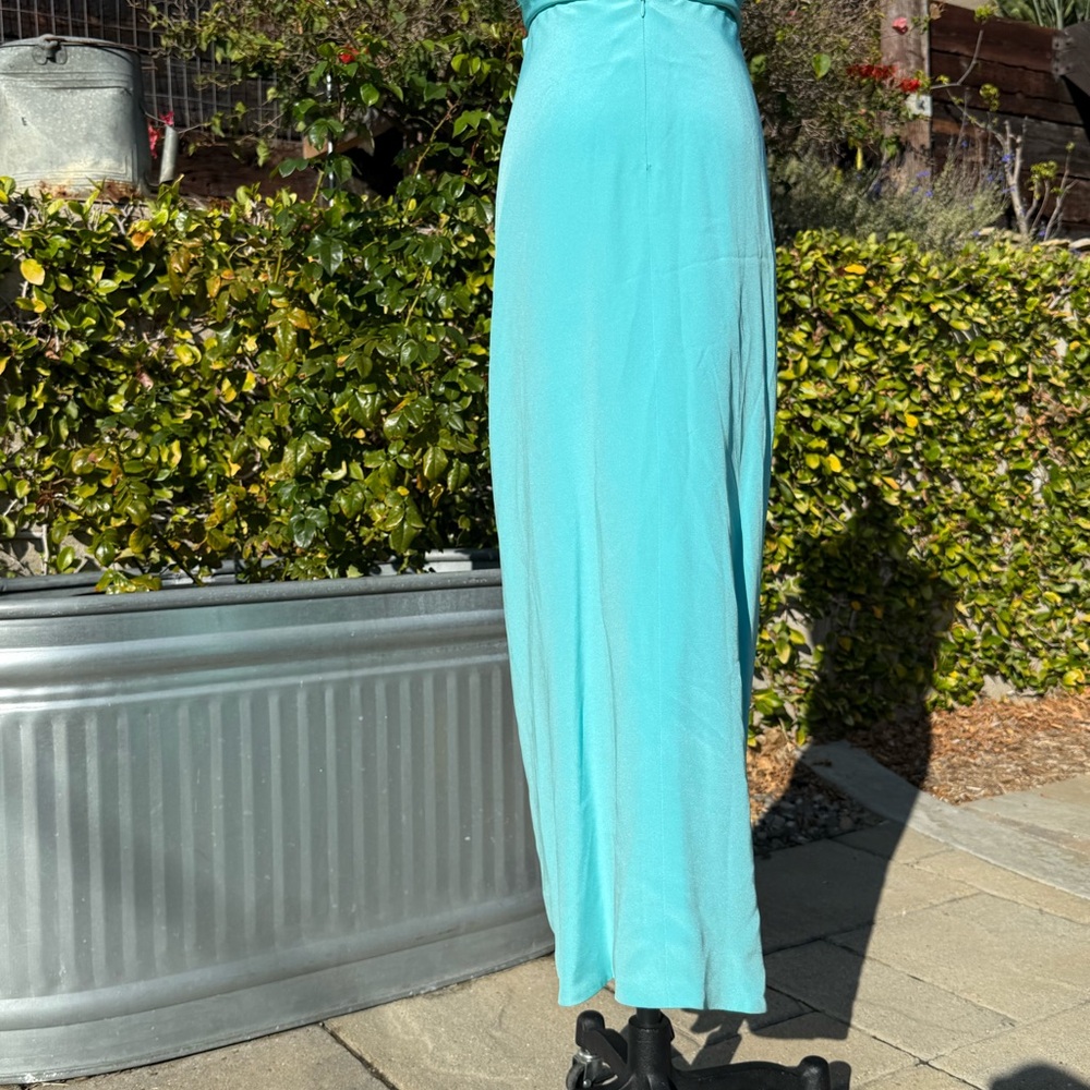 Arnold Scaasi 1990 Resort silk gown - Picture 8 of 8